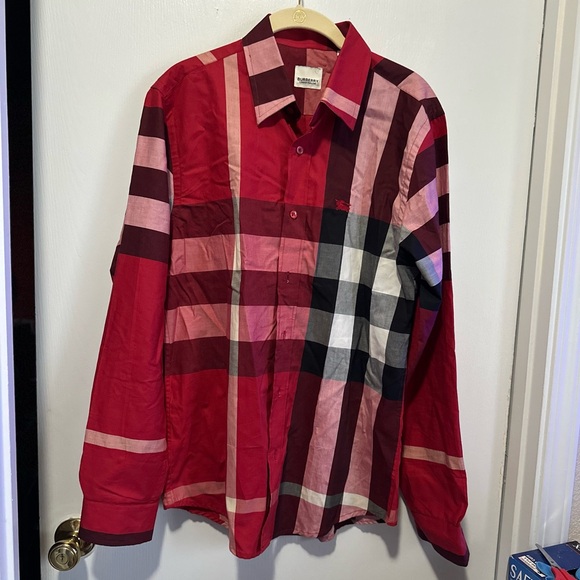 Burberry Other - Burberry Red and Black Plaid Shirt
